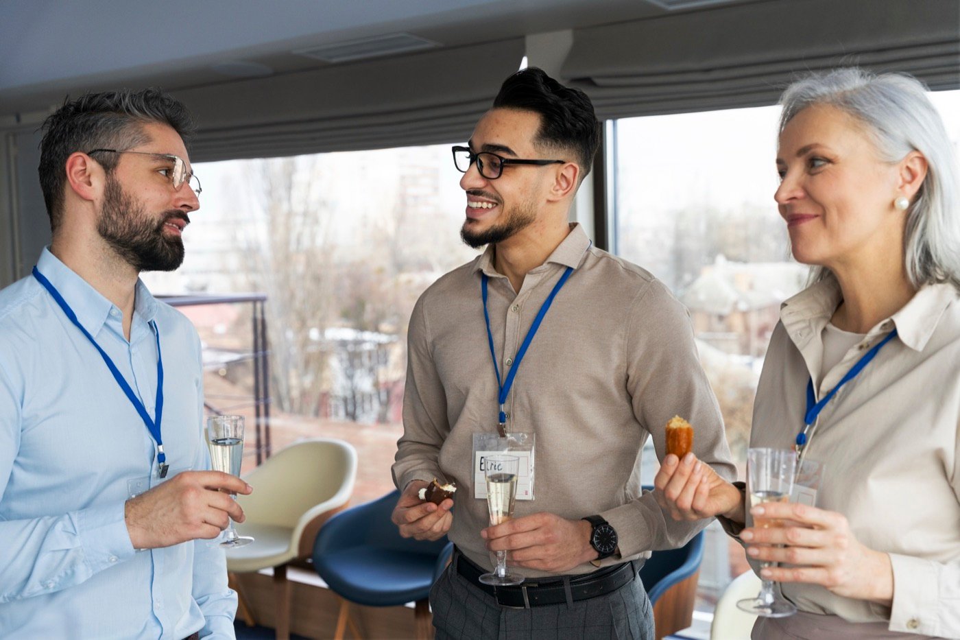 Cocktail sur un salon professionnel